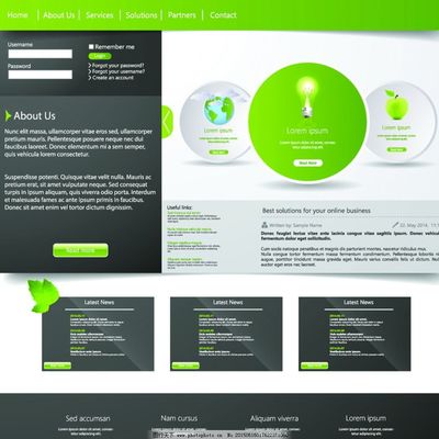 網站設計模板圖片 網頁和網站設計的視覺藍圖與創意源泉